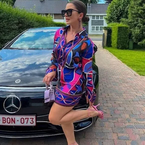 Zara Top Pucci Style Printed Blouse Size XS • BLOGGER FAVORITE •NEW WITH TAGS • - Picture 7 of 16